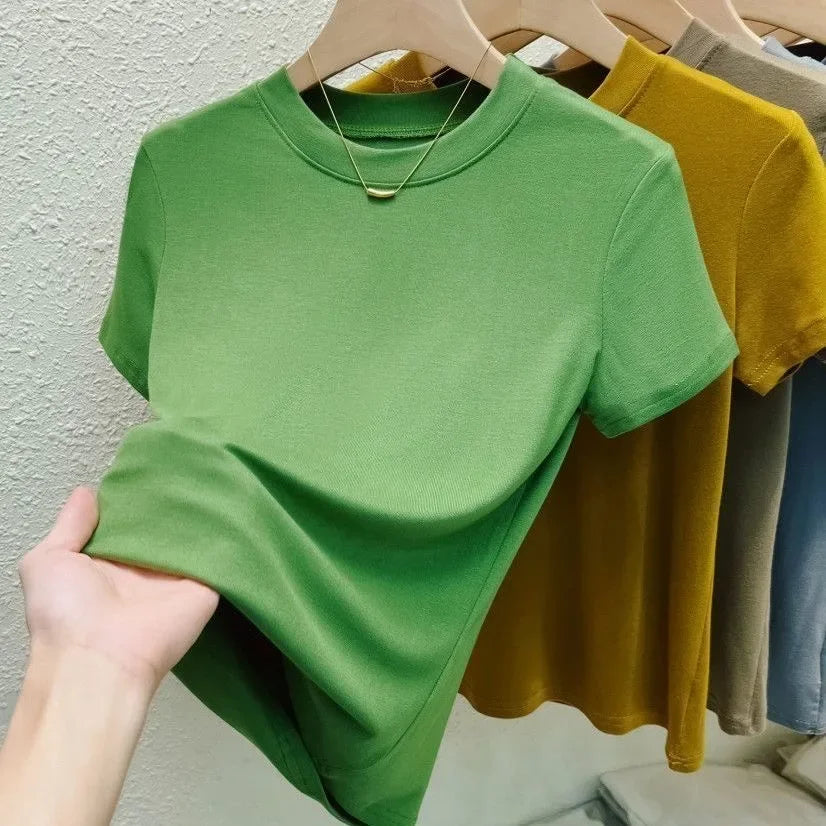 Slim Fashion T Shirt Street Casual - Palm and Thread