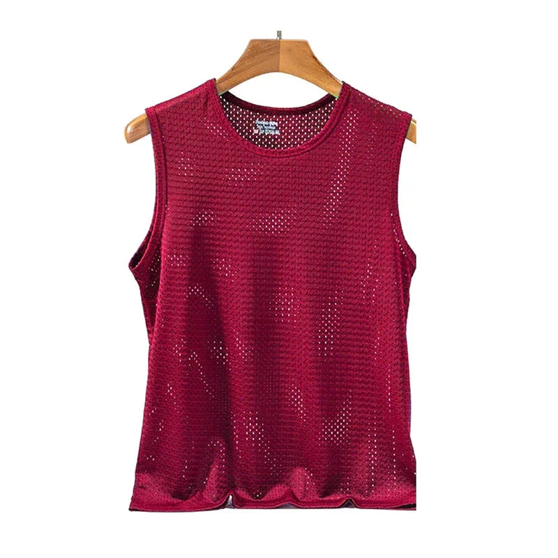 Ice Silk Mesh Tank Top - Palm and Thread
