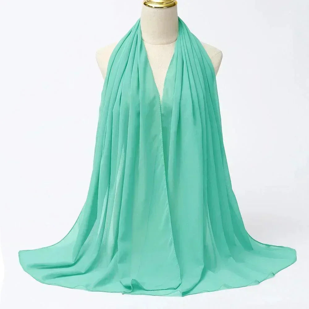 Chiffon Hijab Head Wrap - Palm and Thread