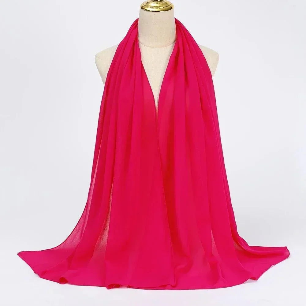 Chiffon Hijab Head Wrap - Palm and Thread