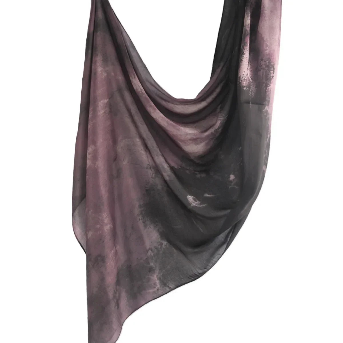 New Watercolor Tie-Dye Cotton Scarf - Palm and Thread