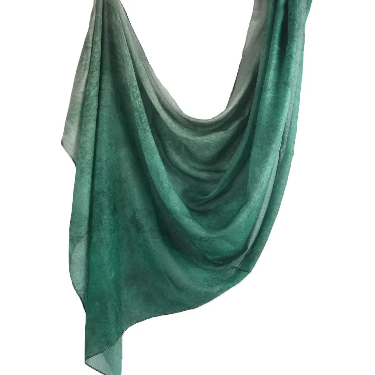 New Watercolor Tie-Dye Cotton Scarf - Palm and Thread