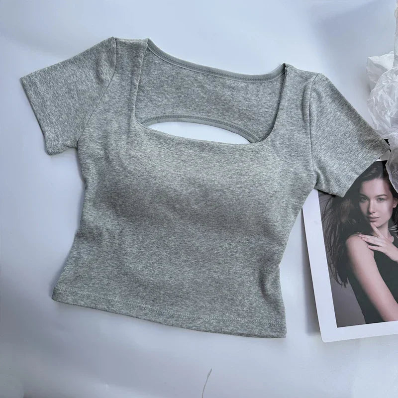 Square Neckline crop top - Palm and Thread