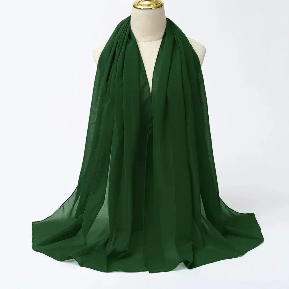 Chiffon Hijab Head Wrap - Palm and Thread
