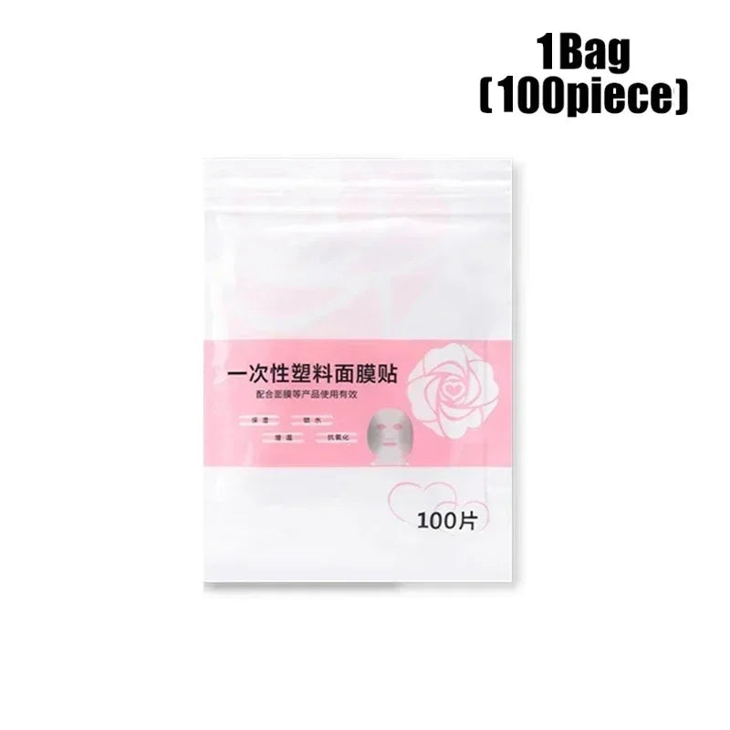 Disposable Plastic Film Full Face Cleaner Mask - Palm and Thread