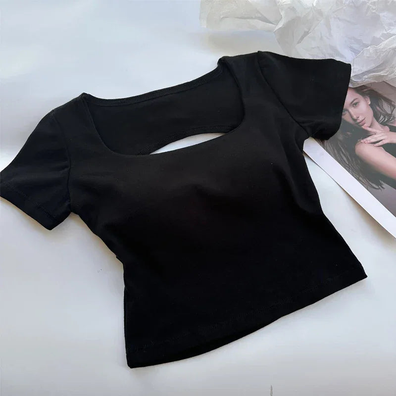 Square Neckline crop top - Palm and Thread