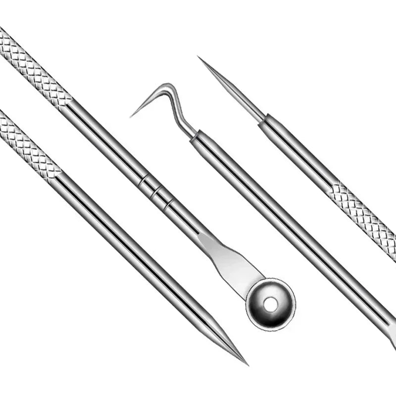 Stainless Steel Clip Pimples Tweezer Blackhead Remover - Palm and Thread