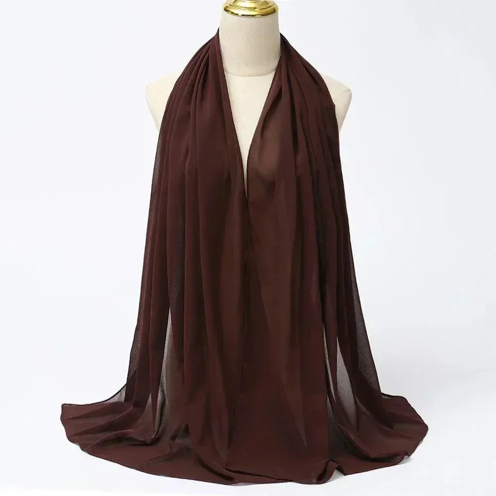 Chiffon Hijab Head Wrap - Palm and Thread