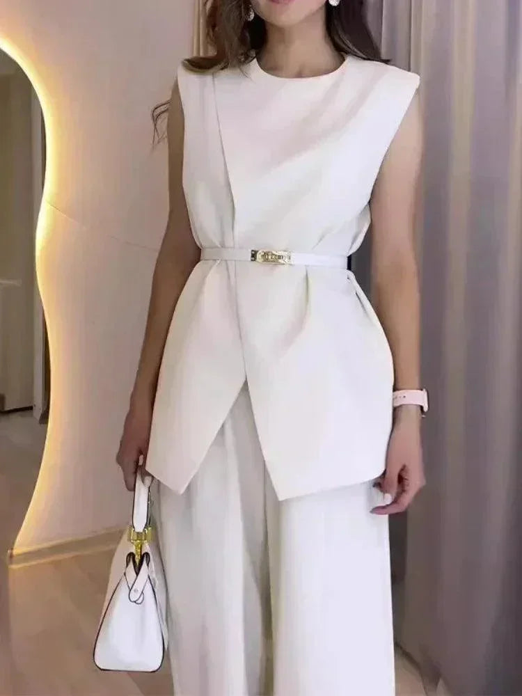 Sleeveless High Waist Top - Palm and Thread