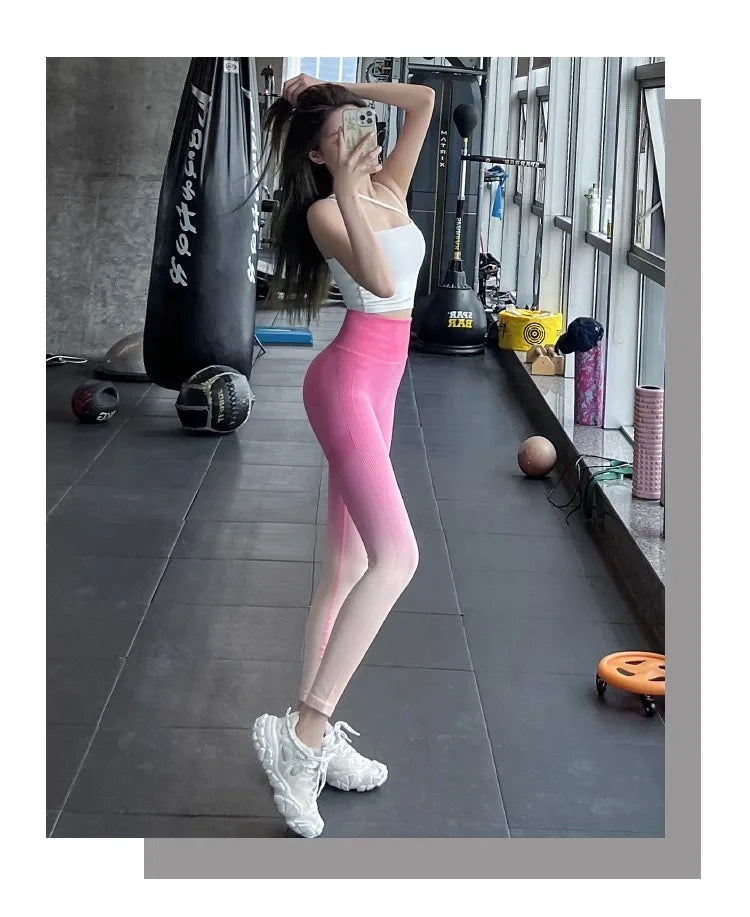 Seamless Gradient Yoga Leggings
