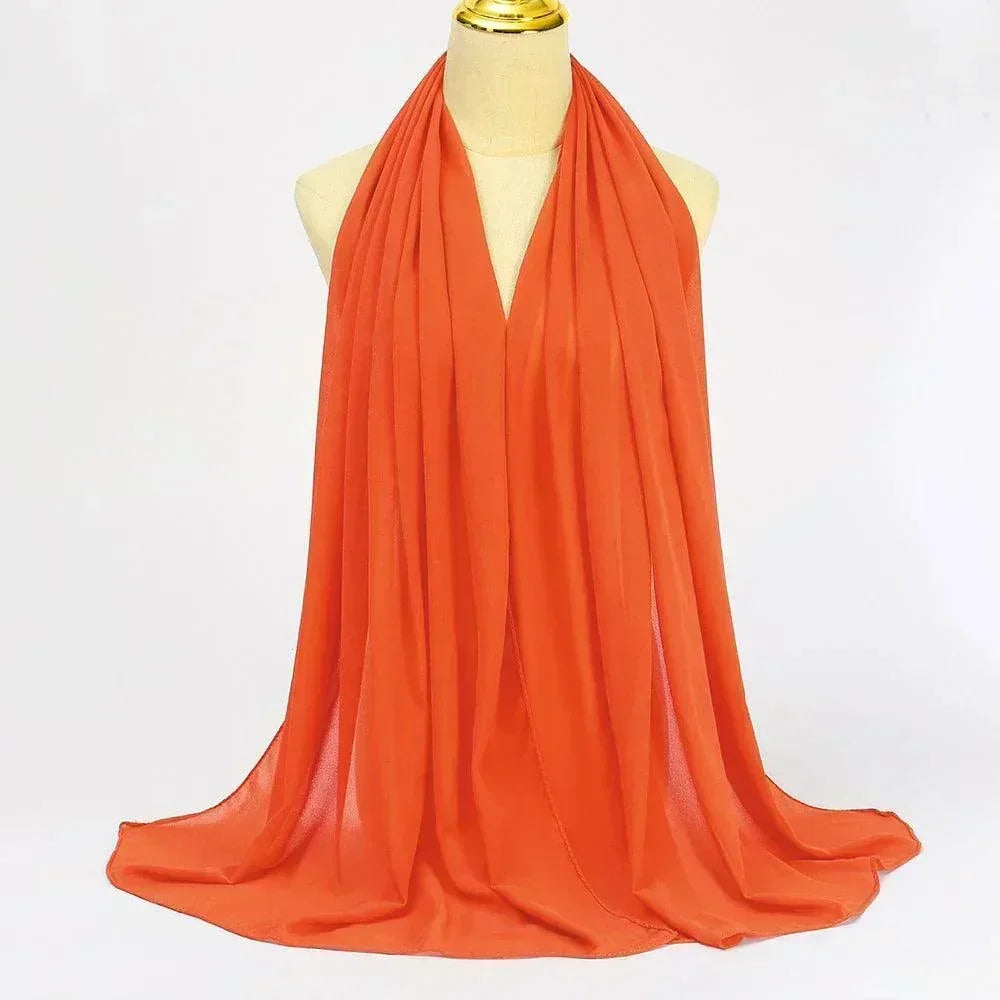 Chiffon Hijab Head Wrap - Palm and Thread