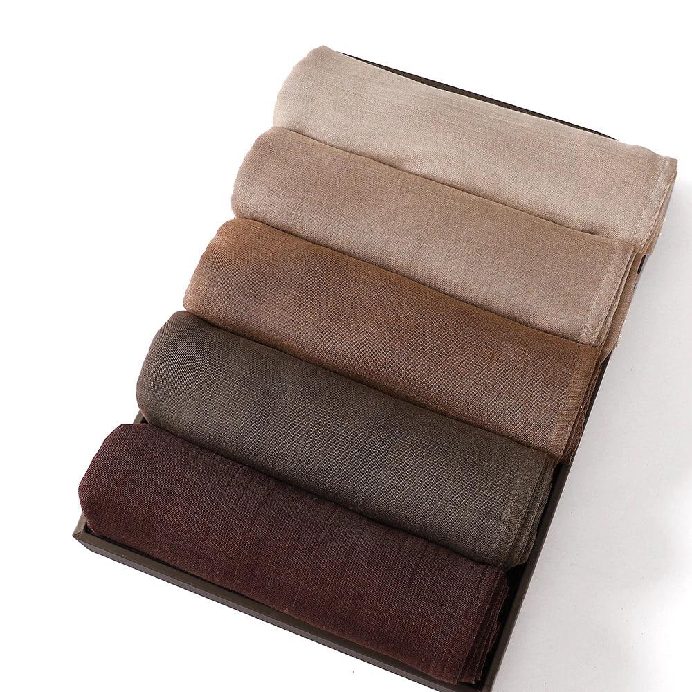 Thin Plain Shawl Soft Viscose Rayon Headscarf - Palm and Thread