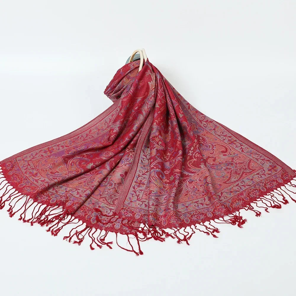 Pashmina Hijab Scarf Printed Hijab - Palm and Thread