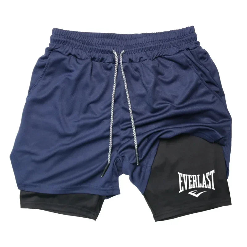 Compression gym printed sports short - Palm and Thread