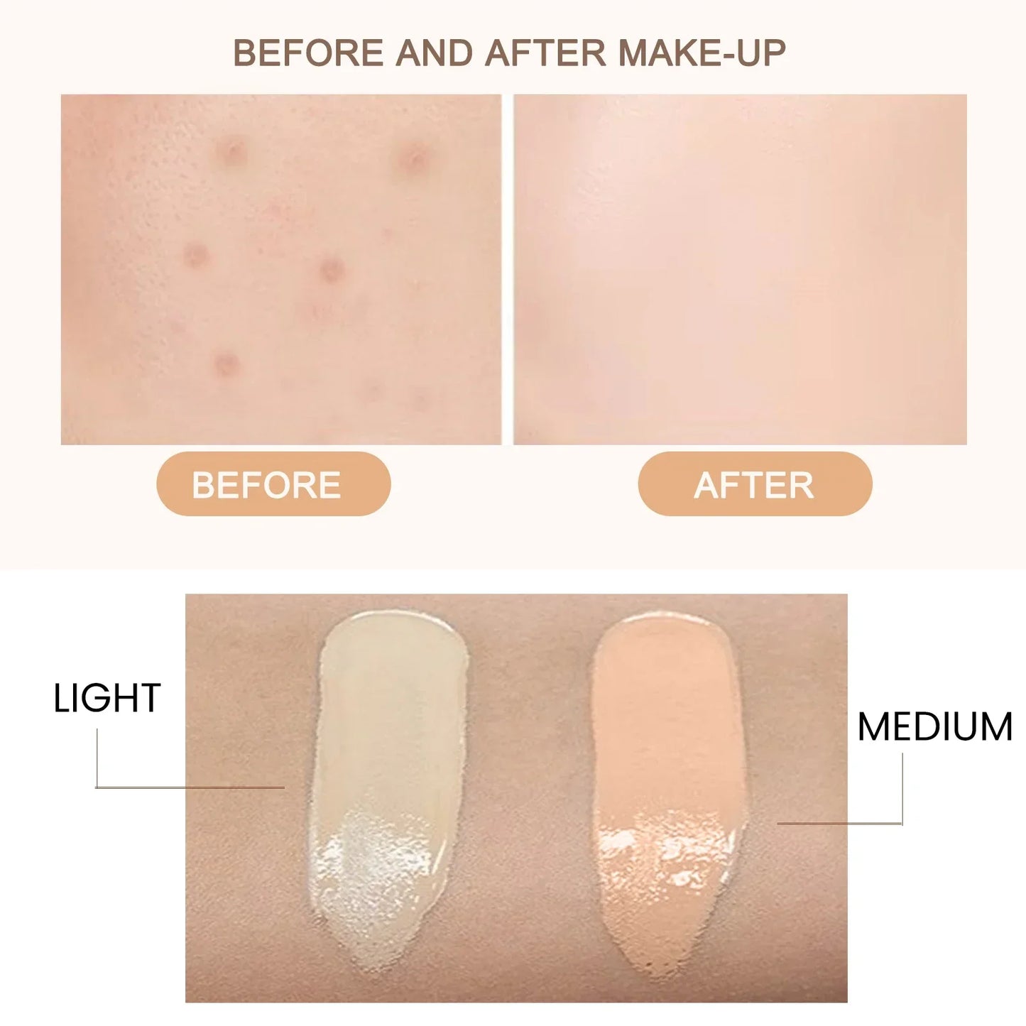 Waterproof Brighten Moisturizing Cream Foundation - Palm and Thread
