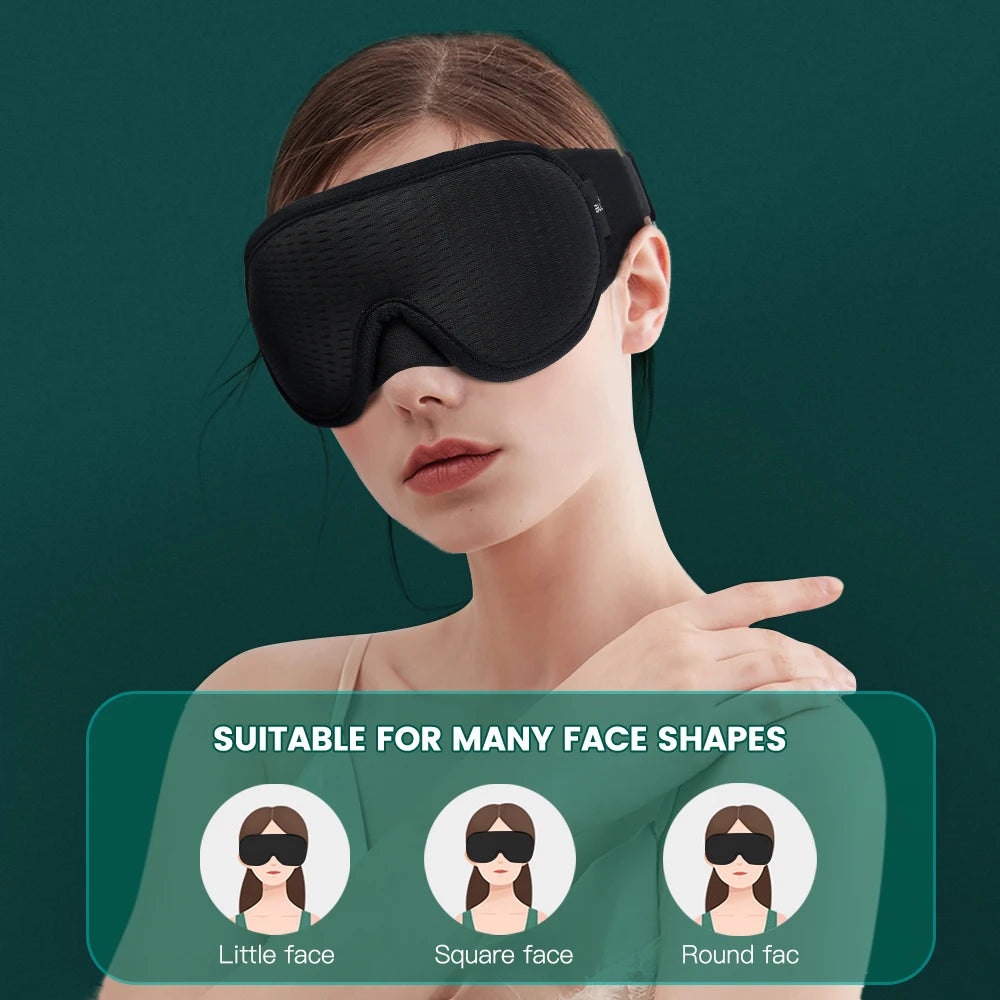 Sleep Mask 3D Block Out Light - Palm and Thread