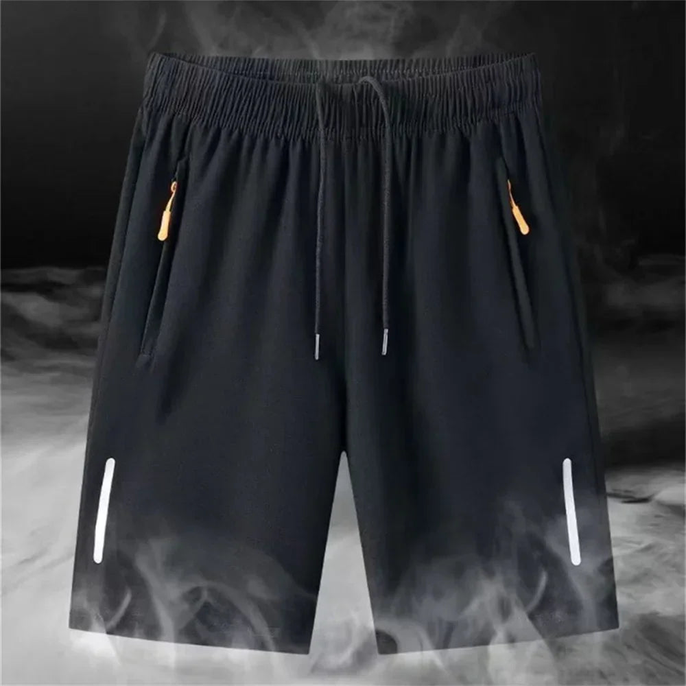 Ultra-thin Ice Silk Beach Casual Short - Palm and Thread
