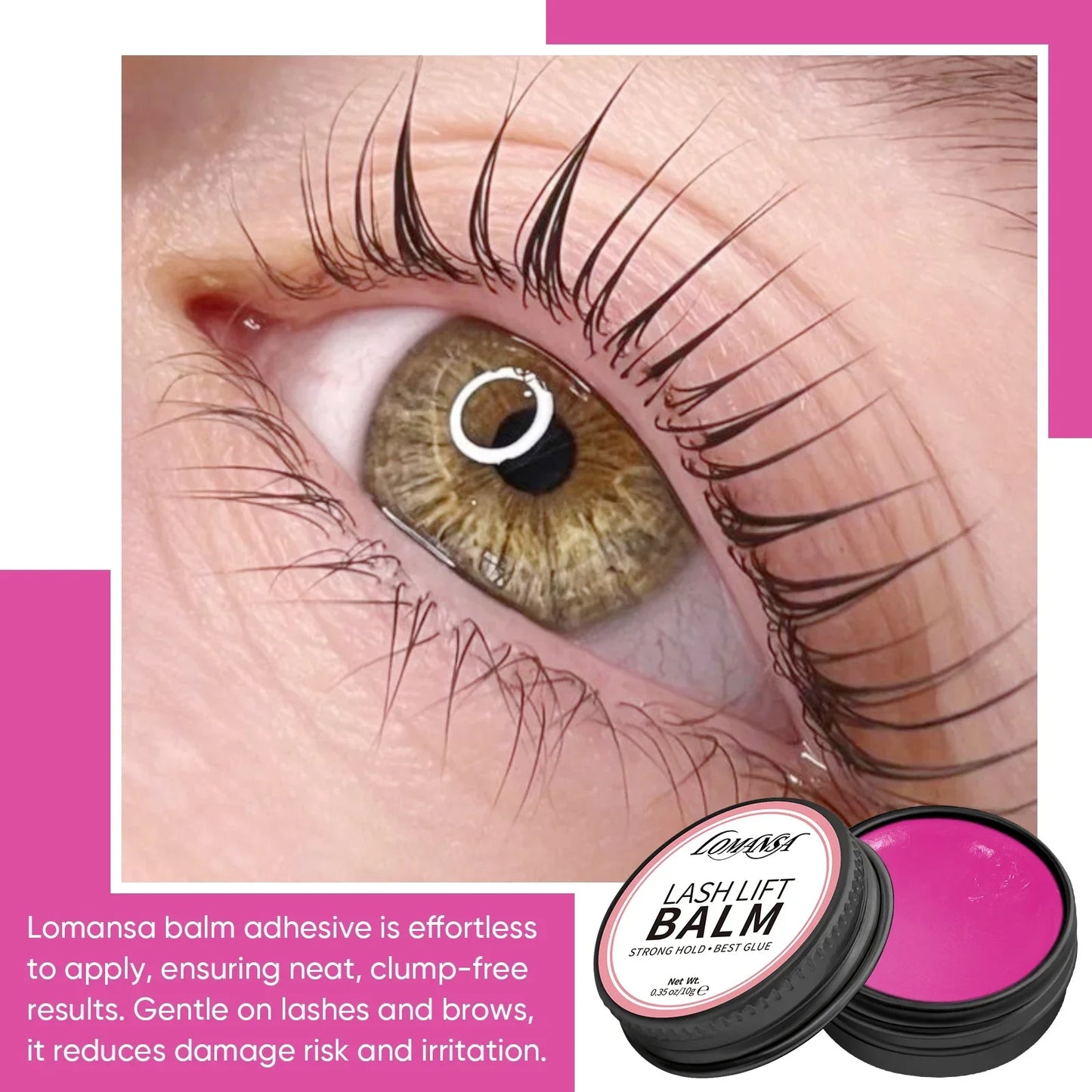 Lash Balm Eyelash Lift Glue Adhesive 2 in 1 Treatment - Palm and Thread