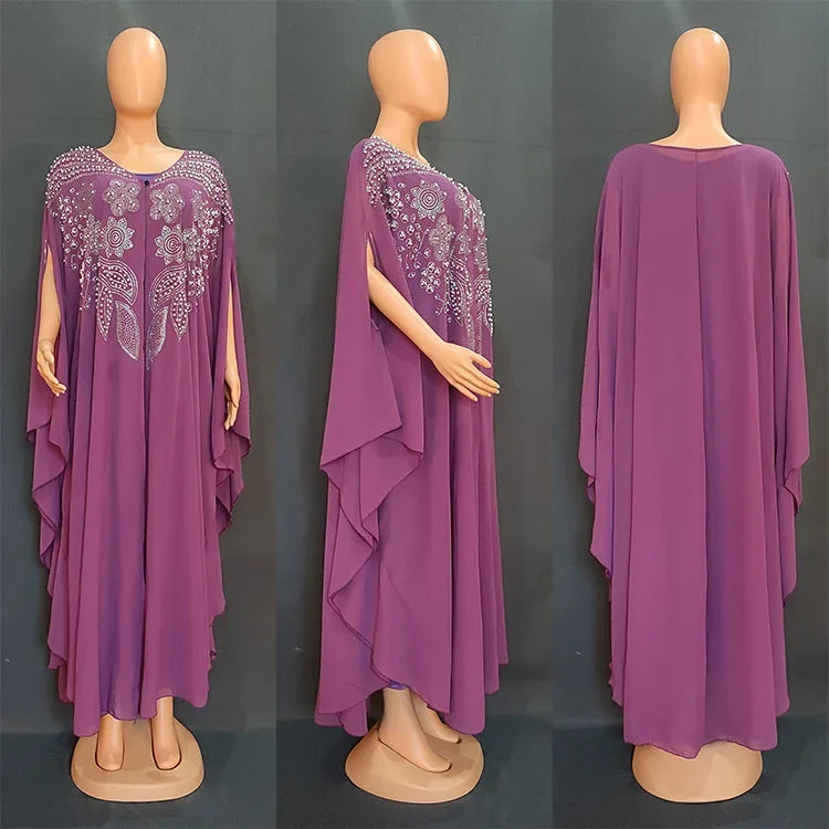 Chiffon Boubou Abaya - Palm and Thread