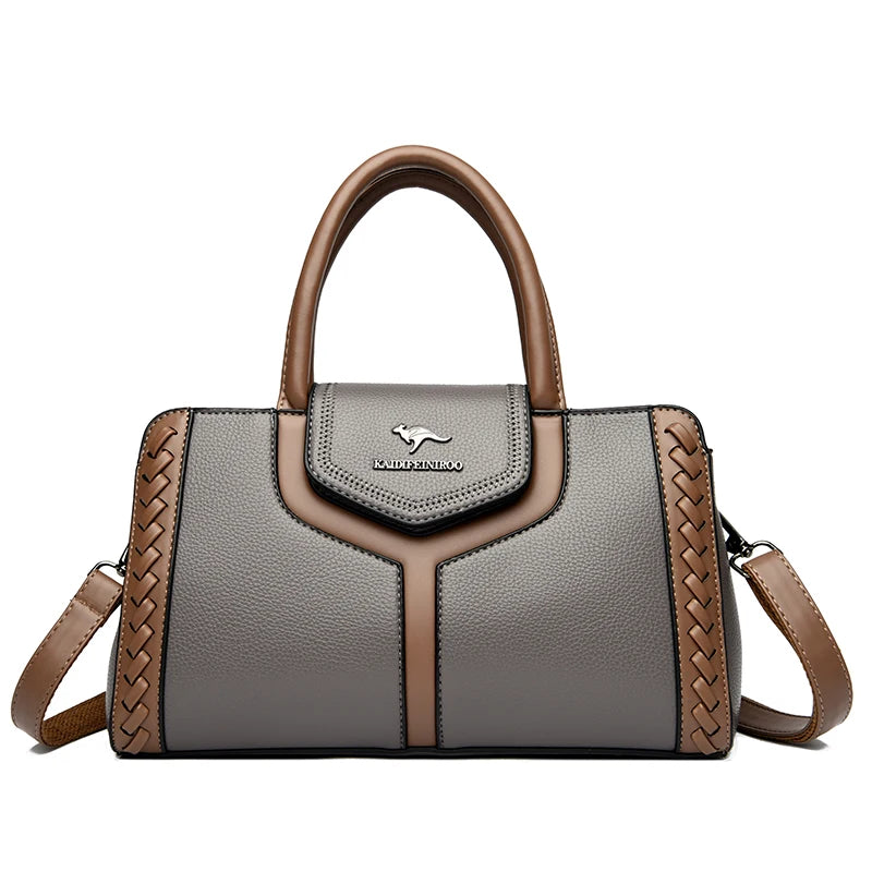 Soft Leather Shoulder Bag - Palm and Thread