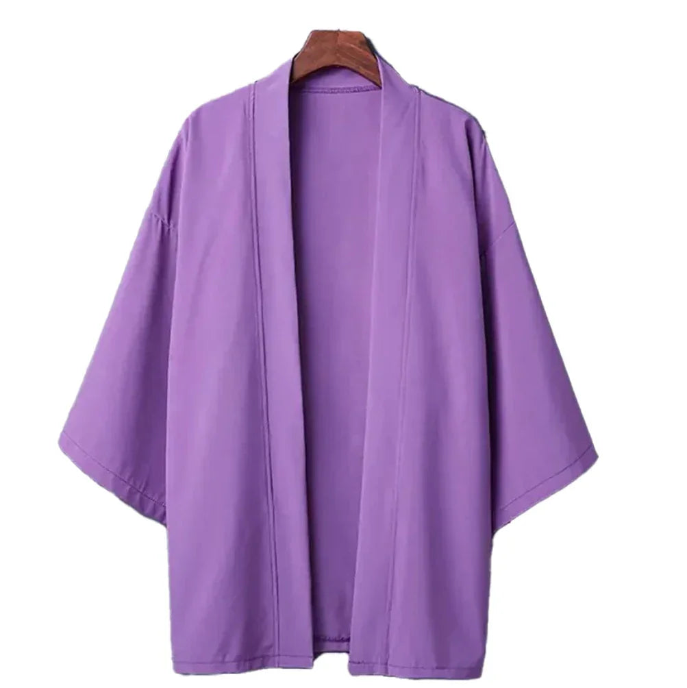Casual Open Stitch Fashion Black Cardigan 3/4 Sleeve Shirt - Palm and Thread