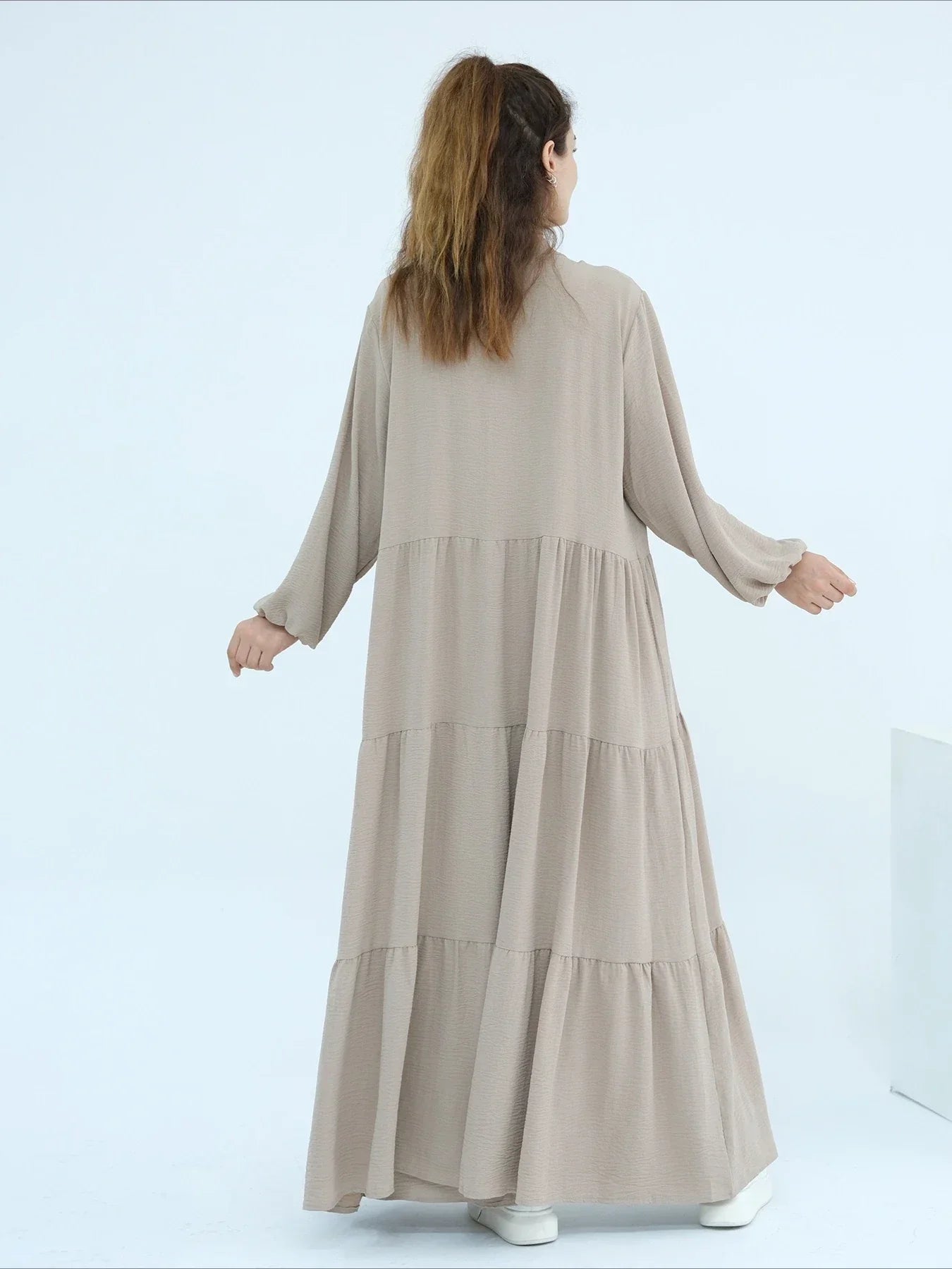 Lace-up Vestidos Largos Party Caftan Abaya - Palm and Thread