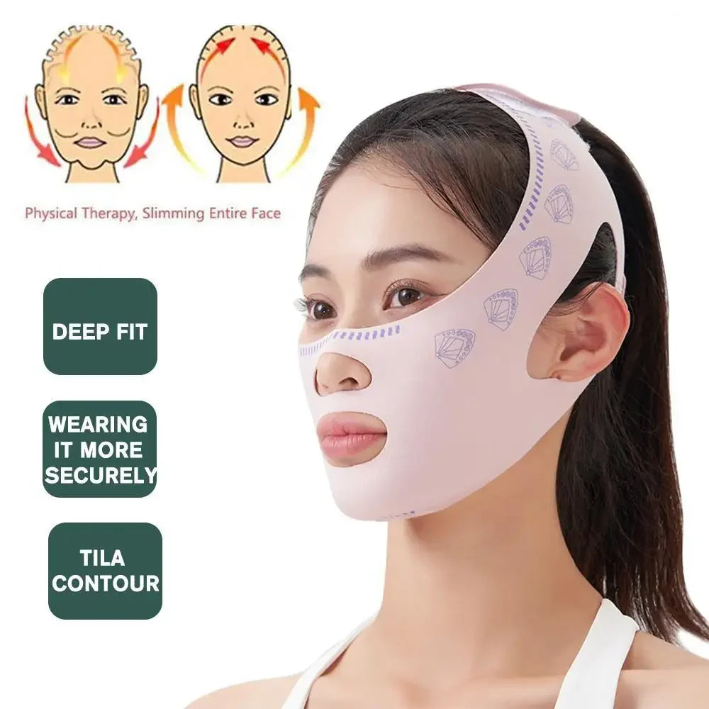 Chin Cheek Slimming Bandage - Palm and Thread