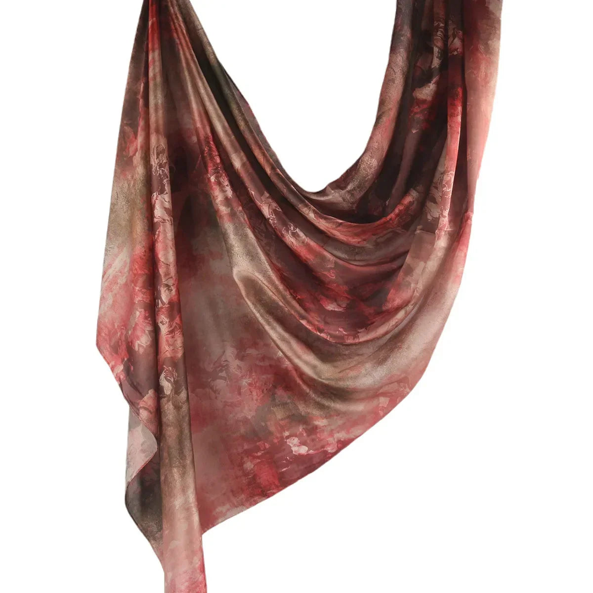 Water Print Shawl Chiffon Silk Hijab - Palm and Thread
