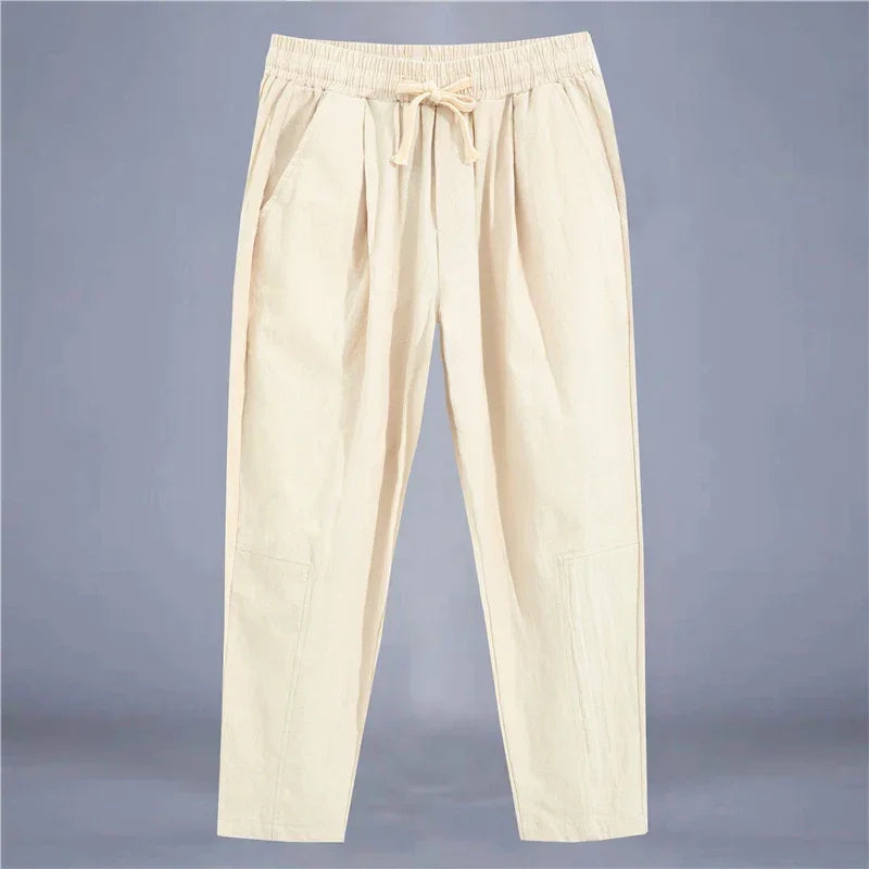Cotton Linen Fashion Casual Pant - Palm and Thread