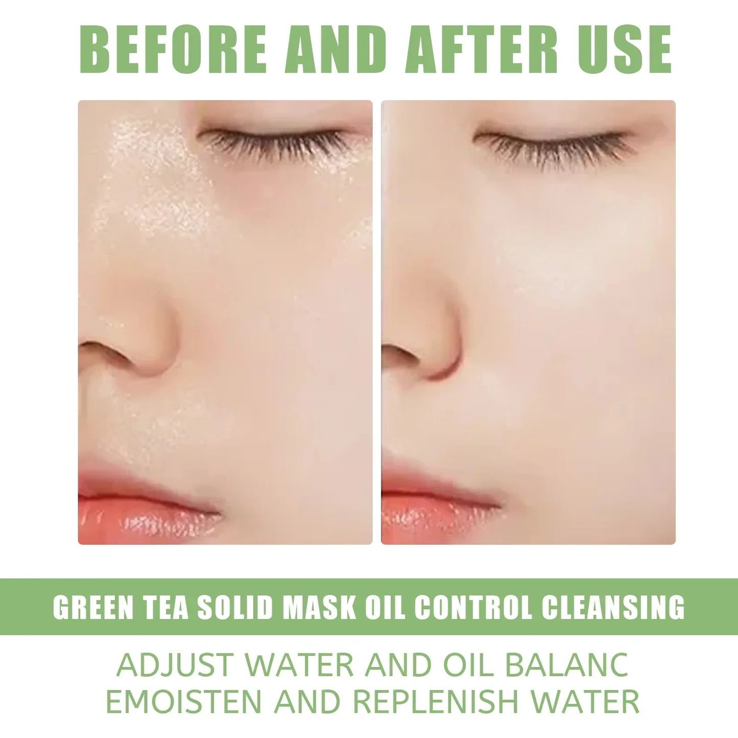 Green Tea Cleansing Solid Face Mask - Palm and Thread