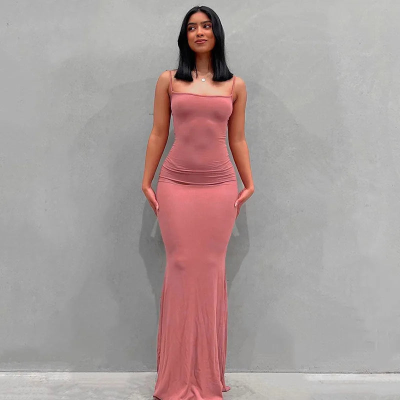 Sexy Fishtail Backless Dress
