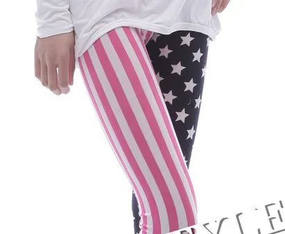 Elastic Stripe Star Print Cropped Trouser - Palm and Thread