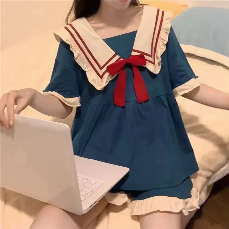 Princess Navy Wind Pajama - Palm and Thread
