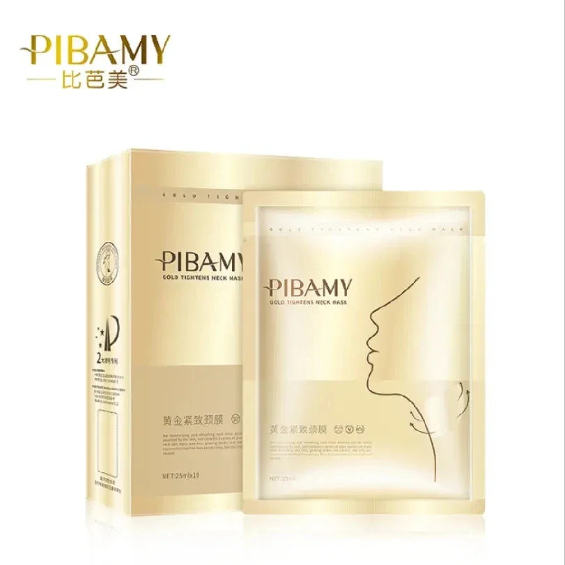Golden Moisturizing Light Fine Line Anti-aging Moisturizing Neck Mask - Palm and Thread