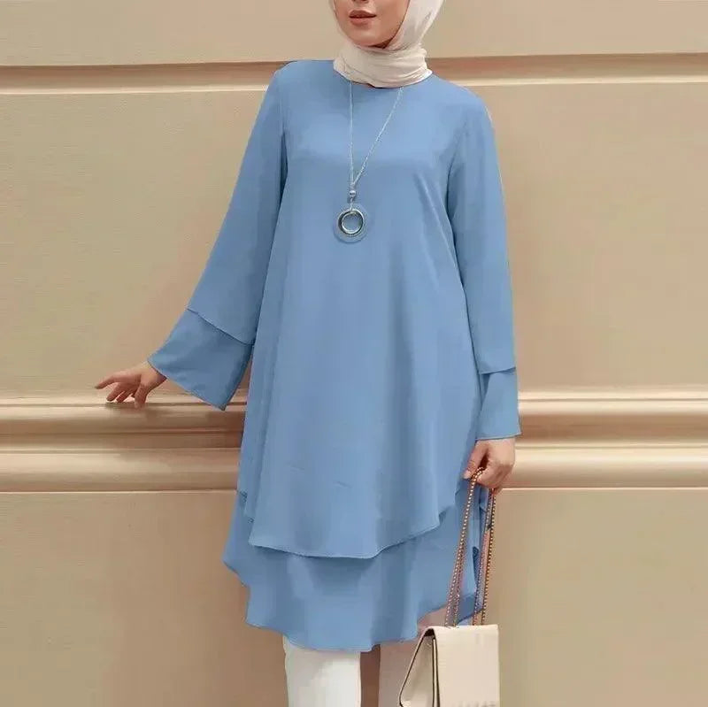 New Fashion Two-Layer Blouse - Palm and Thread