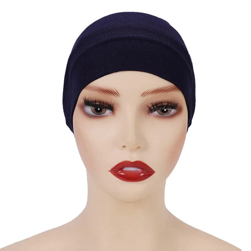 Soft Cotton Under Scarf Cap Turban - Palm and Thread
