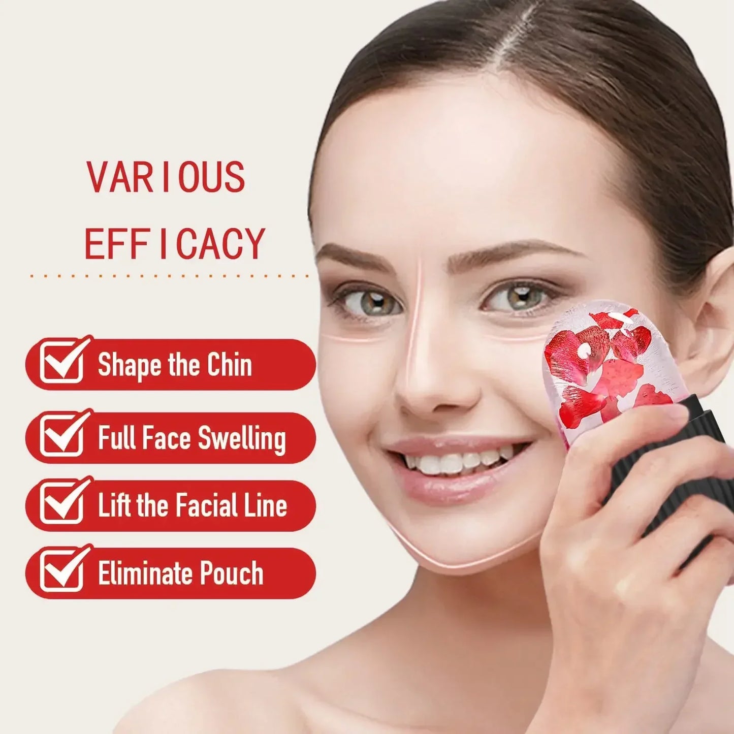 Reusable Beauty Ice Facial Roller Mold Massage - Palm and Thread