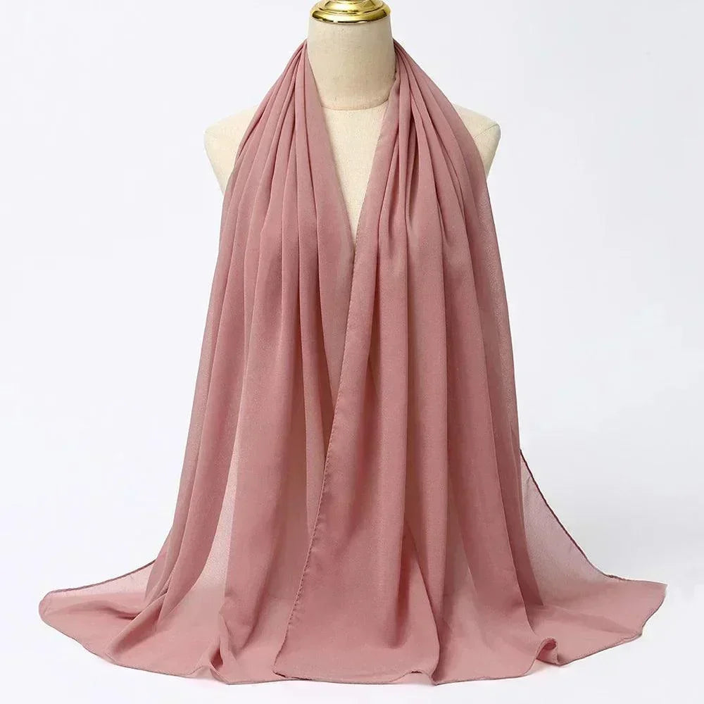 Chiffon Hijab Head Wrap - Palm and Thread