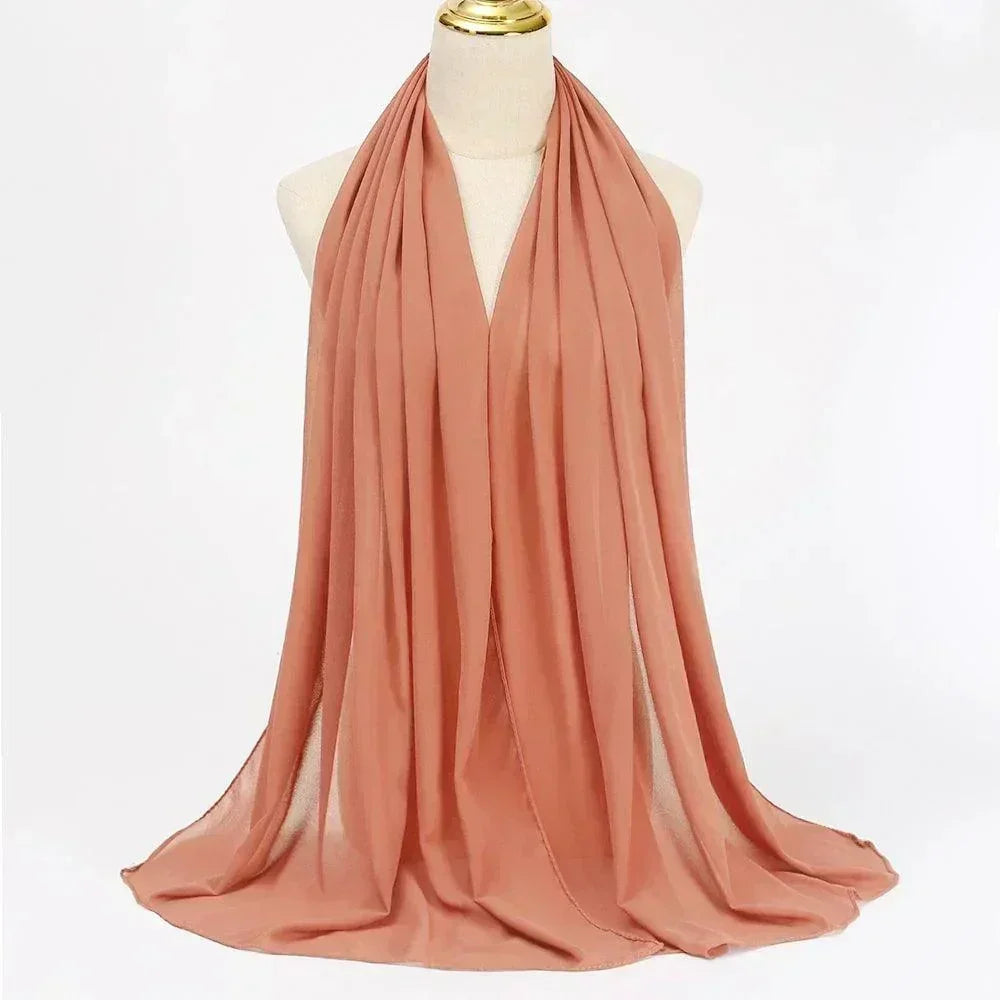 Chiffon Hijab Head Wrap - Palm and Thread