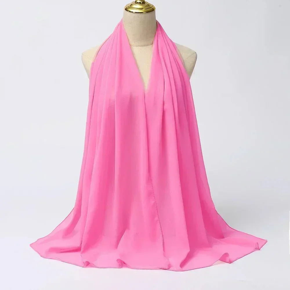 Chiffon Hijab Head Wrap - Palm and Thread