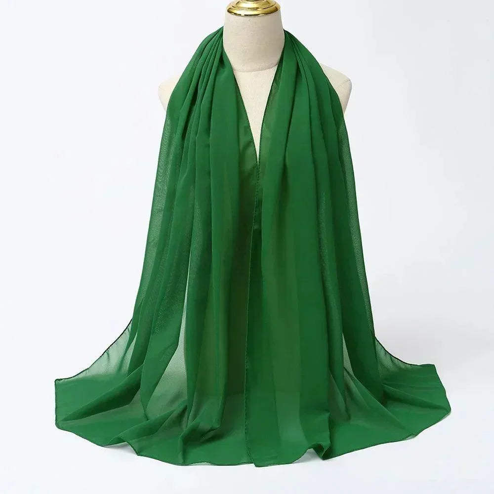 Chiffon Hijab Head Wrap - Palm and Thread