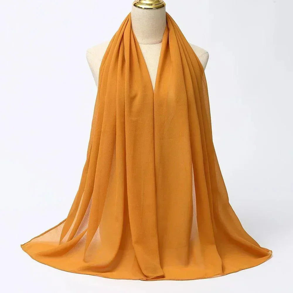 Chiffon Hijab Head Wrap - Palm and Thread