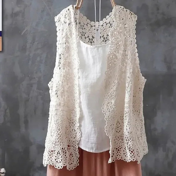 Vintage Literary Elegant Top - Palm and Thread
