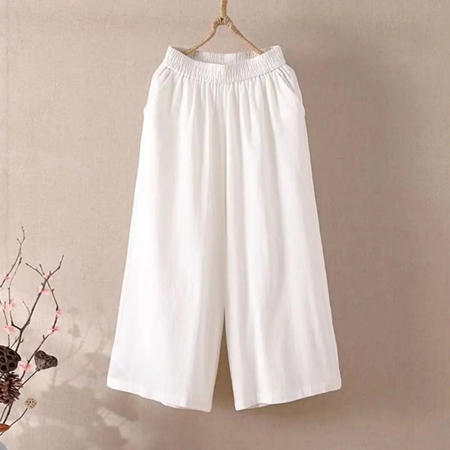 Versatile Lazy Style Wide Leg Pant - Palm and Thread