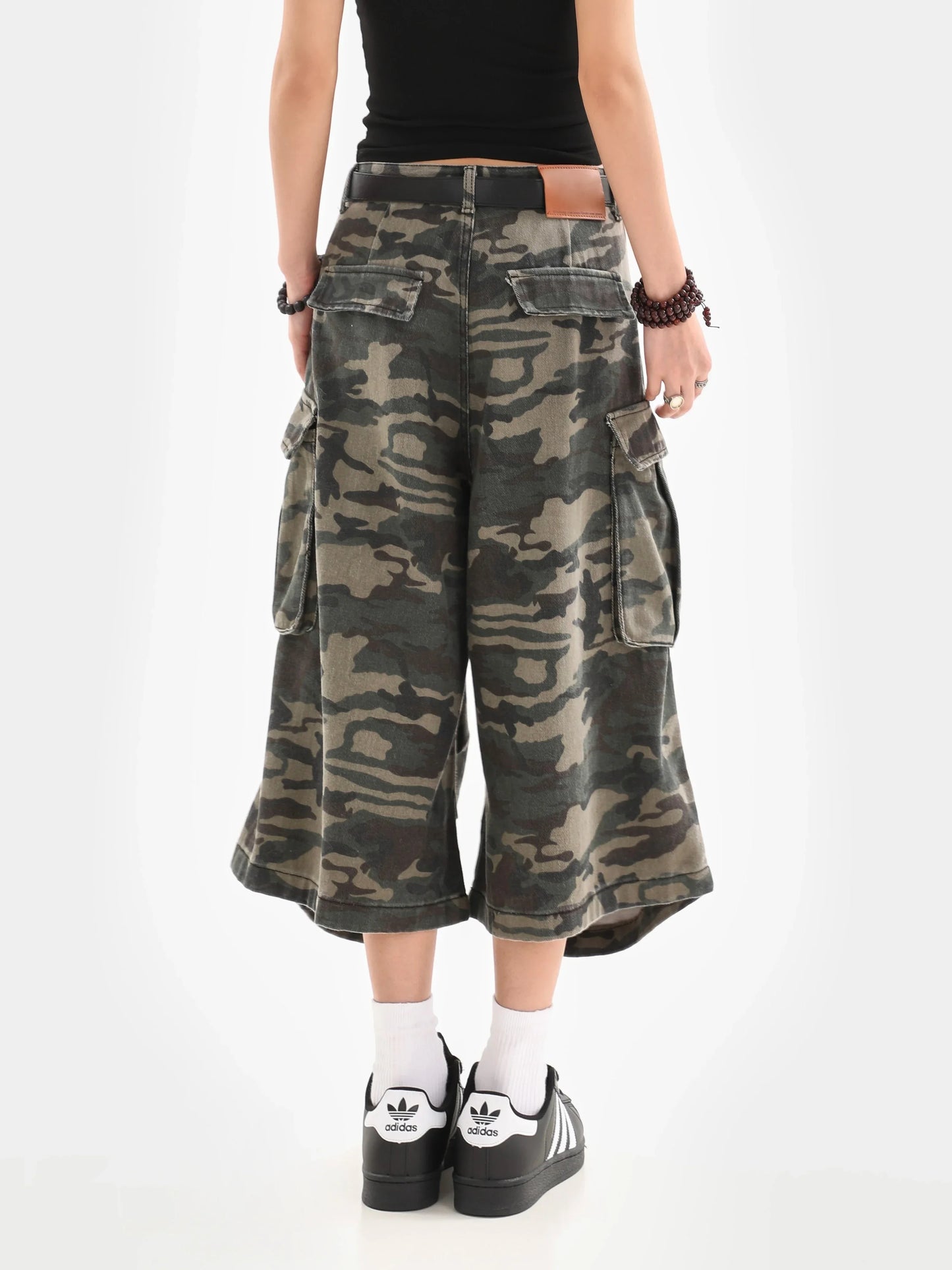 Camouflage Capris Street Style Cargo Short - Palm and Thread