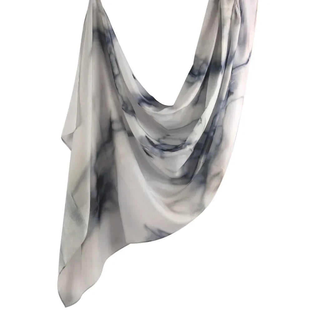 New Watercolor Tie-Dye Cotton Scarf - Palm and Thread