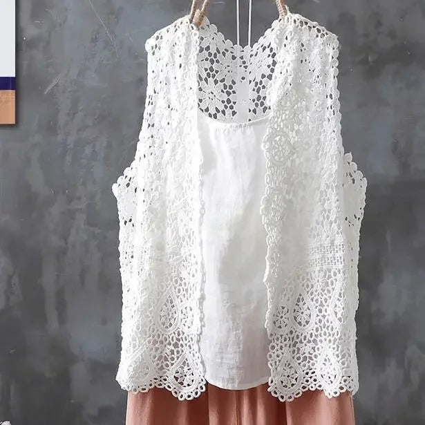 Vintage Literary Elegant Top - Palm and Thread