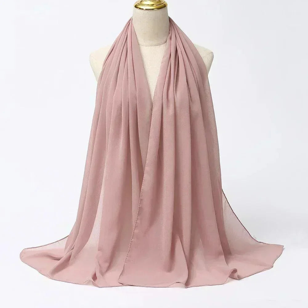 Chiffon Hijab Head Wrap - Palm and Thread