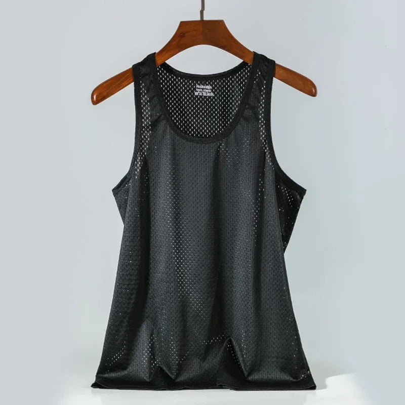 Ice Silk Mesh Tank Top - Palm and Thread