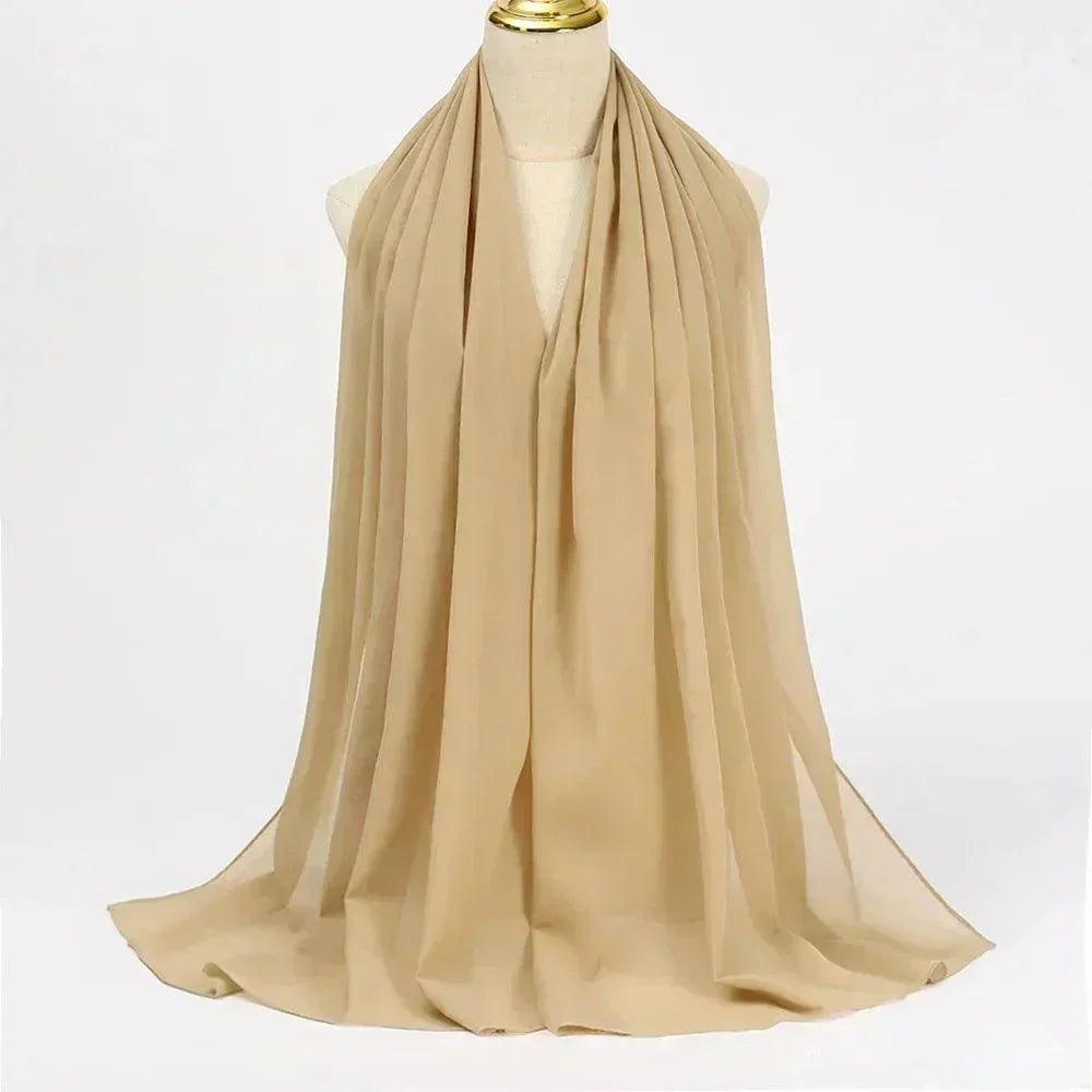 Chiffon Hijab Head Wrap - Palm and Thread